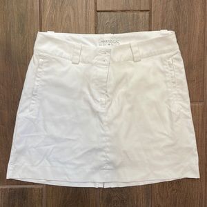 White Nike Dri-Fit Golf Skirt